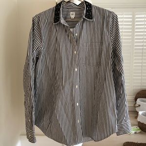 NWT Stripe button down